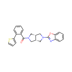 O=C(c1ccccc1-c1cccs1)N1C[C@@H]2CN(c3nc4ccccc4o3)C[C@@H]2C1 ZINC000116822805