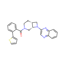 O=C(c1ccccc1-c1cccs1)N1CC[C@@H]2CN(c3cnc4ccccc4n3)[C@@H]2C1 ZINC000116826480