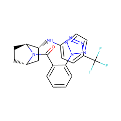 O=C(c1ccccc1-n1nccn1)N1[C@H]2CC[C@H]1[C@H](Nc1ccc(C(F)(F)F)nn1)C2 ZINC000226048938