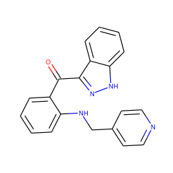 O=C(c1ccccc1NCc1ccncc1)c1n[nH]c2ccccc12 ZINC000040395272