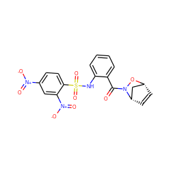 O=C(c1ccccc1NS(=O)(=O)c1ccc([N+](=O)[O-])cc1[N+](=O)[O-])N1O[C@@H]2C=C[C@H]1C2 ZINC000061943171