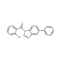 O=C(c1ccccc1O)n1nnc2cc(-c3ccccc3)ccc21 ZINC000036433096