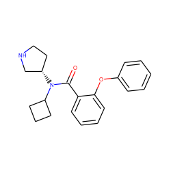 O=C(c1ccccc1Oc1ccccc1)N(C1CCC1)[C@H]1CCNC1 ZINC000034635249