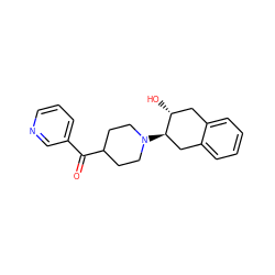 O=C(c1cccnc1)C1CCN([C@@H]2Cc3ccccc3C[C@H]2O)CC1 ZINC000096273576