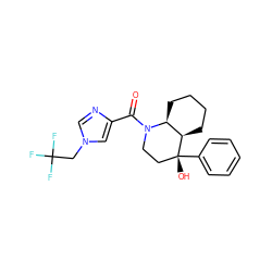 O=C(c1cn(CC(F)(F)F)cn1)N1CC[C@@](O)(c2ccccc2)[C@@H]2CCCC[C@@H]21 ZINC000071330276