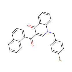 O=C(c1cn(Cc2ccc(Br)cc2)c2ccccc2c1=O)c1cccc2ccccc12 ZINC000028864805