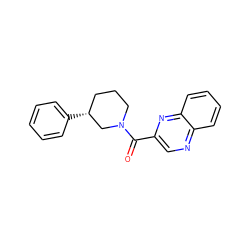 O=C(c1cnc2ccccc2n1)N1CCC[C@@H](c2ccccc2)C1 ZINC000028882305