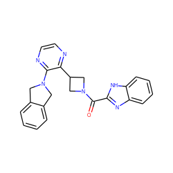 O=C(c1nc2ccccc2[nH]1)N1CC(c2nccnc2N2Cc3ccccc3C2)C1 ZINC000140195694