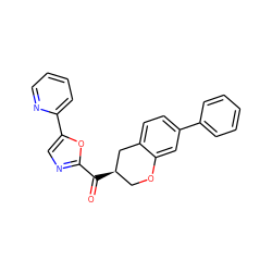 O=C(c1ncc(-c2ccccn2)o1)[C@@H]1COc2cc(-c3ccccc3)ccc2C1 ZINC000169336431