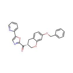 O=C(c1ncc(-c2ccccn2)o1)[C@H]1COc2cc(OCc3ccccc3)ccc2C1 ZINC000169336437