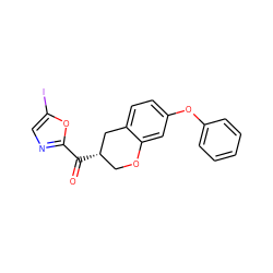 O=C(c1ncc(I)o1)[C@H]1COc2cc(Oc3ccccc3)ccc2C1 ZINC000169336453