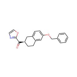 O=C(c1ncco1)[C@@H]1CCc2cc(OCc3ccccc3)ccc2C1 ZINC000071319226