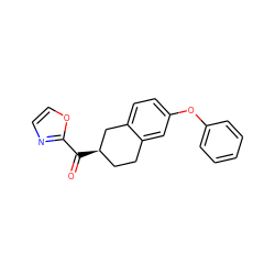 O=C(c1ncco1)[C@@H]1CCc2cc(Oc3ccccc3)ccc2C1 ZINC000071330389