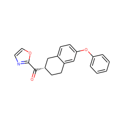 O=C(c1ncco1)[C@H]1CCc2cc(Oc3ccccc3)ccc2C1 ZINC000071330462