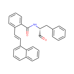 O=C[C@@H](Cc1ccccc1)NC(=O)c1ccccc1/C=C/c1cccc2ccccc12 ZINC000026467185