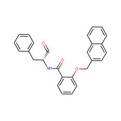 O=C[C@@H](Cc1ccccc1)NC(=O)c1ccccc1OCc1ccc2ccccc2c1 ZINC000013441370