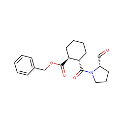 O=C[C@@H]1CCCN1C(=O)[C@H]1CCCC[C@@H]1C(=O)OCc1ccccc1 ZINC000027654200