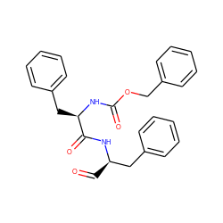 O=C[C@H](Cc1ccccc1)NC(=O)[C@@H](Cc1ccccc1)NC(=O)OCc1ccccc1 ZINC000003782009