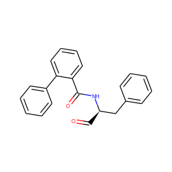 O=C[C@H](Cc1ccccc1)NC(=O)c1ccccc1-c1ccccc1 ZINC000000009889