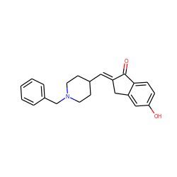 O=C1/C(=C/C2CCN(Cc3ccccc3)CC2)Cc2cc(O)ccc21 ZINC000653876674