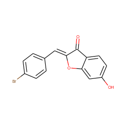 O=C1/C(=C/c2ccc(Br)cc2)Oc2cc(O)ccc21 ZINC000001904713