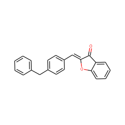 O=C1/C(=C/c2ccc(Cc3ccccc3)cc2)Oc2ccccc21 ZINC000169334609