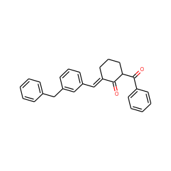 O=C1/C(=C/c2cccc(Cc3ccccc3)c2)CCCC1C(=O)c1ccccc1 ZINC000653875512