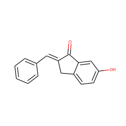 O=C1/C(=C/c2ccccc2)Cc2ccc(O)cc21 ZINC001772625943