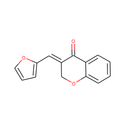 O=C1/C(=C/c2ccco2)COc2ccccc21 ZINC000199104174