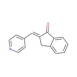 O=C1/C(=C/c2ccncc2)Cc2ccccc21 ZINC000005336937