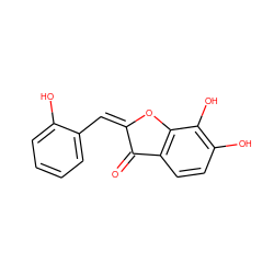 O=C1/C(=C\c2ccccc2O)Oc2c1ccc(O)c2O ZINC000027417823