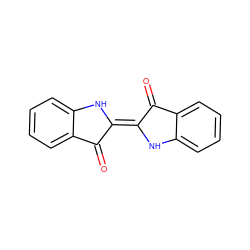 O=C1/C(=C2\Nc3ccccc3C2=O)Nc2ccccc21 ZINC000100014196