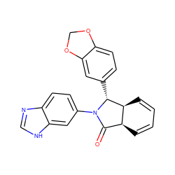 O=C1[C@@H]2C=CC=C[C@@H]2[C@@H](c2ccc3c(c2)OCO3)N1c1ccc2nc[nH]c2c1 ZINC001772652132