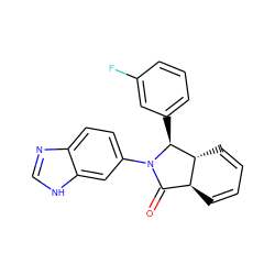 O=C1[C@@H]2C=CC=C[C@H]2[C@H](c2cccc(F)c2)N1c1ccc2nc[nH]c2c1 ZINC001772605935