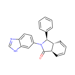 O=C1[C@@H]2C=CC=C[C@H]2[C@H](c2ccccc2)N1c1ccc2nc[nH]c2c1 ZINC001772637506