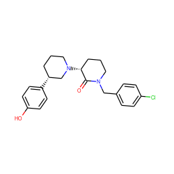 O=C1[C@H](N2CCC[C@@H](c3ccc(O)cc3)C2)CCCN1Cc1ccc(Cl)cc1 ZINC001772631188