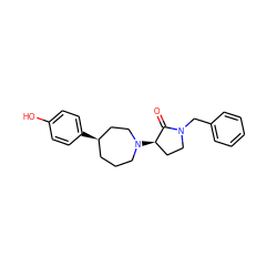 O=C1[C@H](N2CCC[C@@H](c3ccc(O)cc3)CC2)CCN1Cc1ccccc1 ZINC001772615145