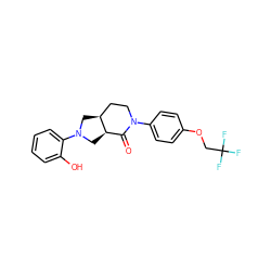 O=C1[C@H]2CN(c3ccccc3O)C[C@H]2CCN1c1ccc(OCC(F)(F)F)cc1 ZINC000096169525