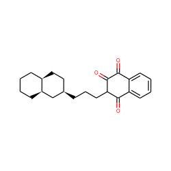 O=C1C(=O)C(CCC[C@@H]2CC[C@@H]3CCCC[C@@H]3C2)C(=O)c2ccccc21 ZINC000100486331