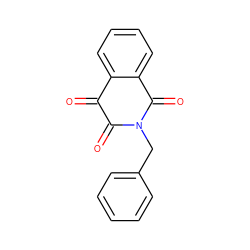 O=C1C(=O)N(Cc2ccccc2)C(=O)c2ccccc21 ZINC000013683129