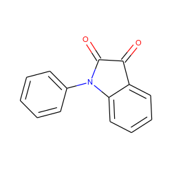 O=C1C(=O)N(c2ccccc2)c2ccccc21 ZINC000001657403