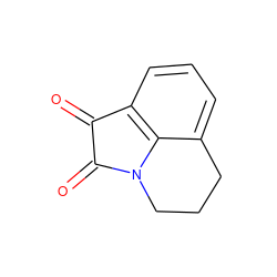 O=C1C(=O)N2CCCc3cccc1c32 ZINC000003623081