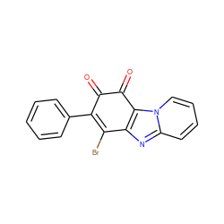 O=C1C(=O)c2c(nc3ccccn23)C(Br)=C1c1ccccc1 ZINC000103281876