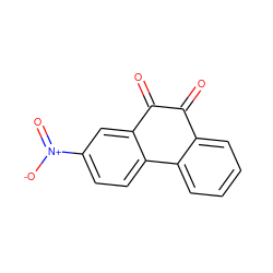 O=C1C(=O)c2cc([N+](=O)[O-])ccc2-c2ccccc21 ZINC000001686937