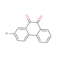 O=C1C(=O)c2cc(Br)ccc2-c2ccccc21 ZINC000013862822