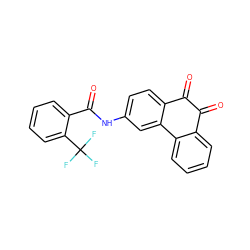 O=C1C(=O)c2ccc(NC(=O)c3ccccc3C(F)(F)F)cc2-c2ccccc21 ZINC000013862841