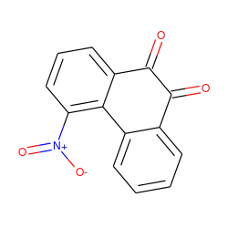 O=C1C(=O)c2cccc([N+](=O)[O-])c2-c2ccccc21 ZINC000001706117