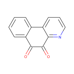 O=C1C(=O)c2ncccc2-c2ccccc21 ZINC000013862850