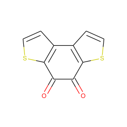 O=C1C(=O)c2sccc2-c2ccsc21 ZINC000028863348