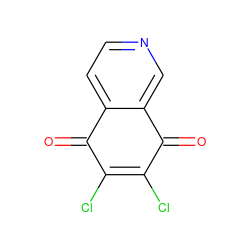 O=C1C(Cl)=C(Cl)C(=O)c2cnccc21 ZINC000006119156